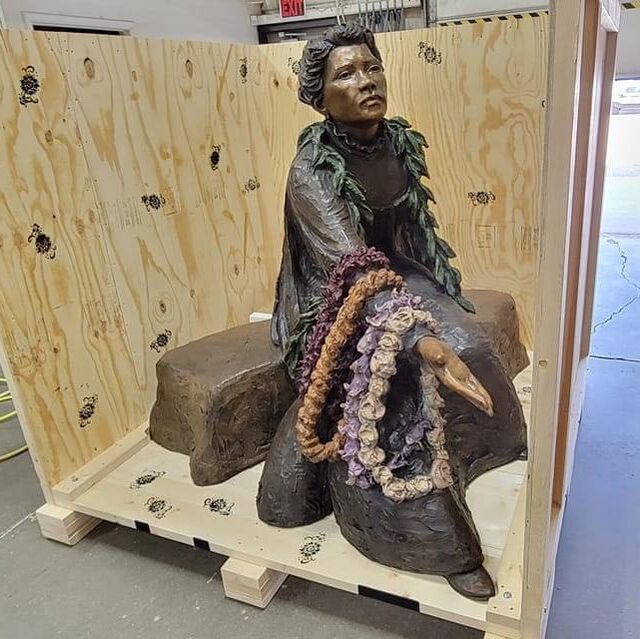 Update 4/17/2024: The footing has been formed and set by Ultimate Innovations in Hawaii, and the sculpture is custom crated and shipped by Shipper's Supply in Colorado. Our preparations are coming together for an end of the month install.