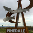 National Sculptors' Guild Public Art placement 464 Don Rambadt, Entry Fish, Pindale, WY 2016