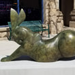 National Sculptors' Guild Public Art placement 493 Tim Cherry Rabbit Reach, Sheridan, WY 2018